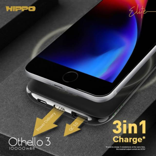 Hippo Powerbank  Elite Othello3 10000mAh