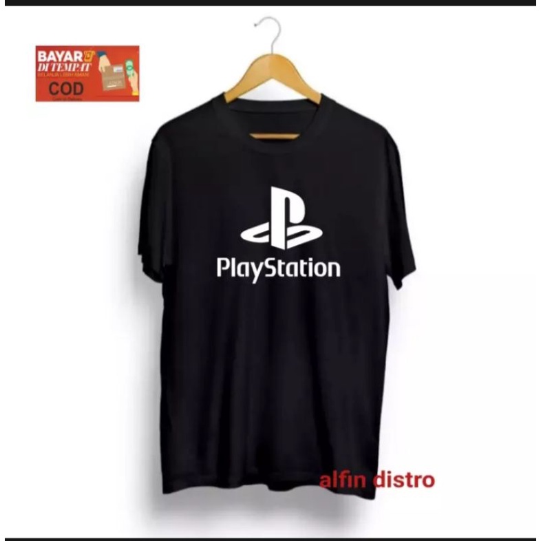 KAOS PALYSTATION BAJU T-SHIRT DISTRO LOGO PS