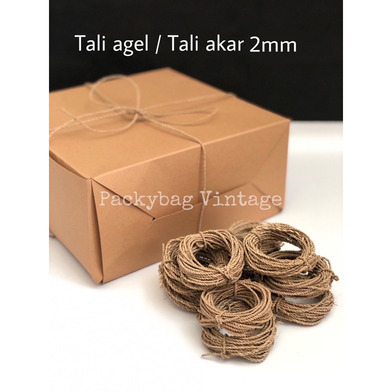 (5 METER) Tali agel / Tali akar 2mm per-5 METER -  untuk dekorasi