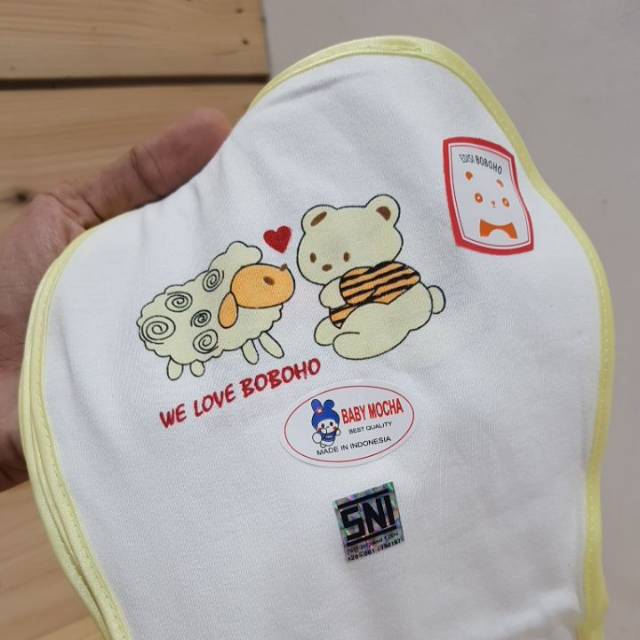 (6 Pcs) Popok Baby Newborn Velvet Junior | Kiddy Popok Tali Kain | Popok bayi Newborn Cotton SNI