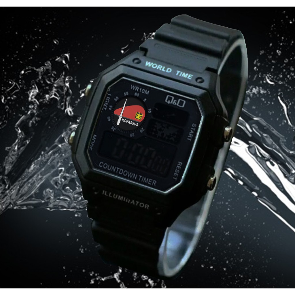 (Limited Edition) Jam Tangan KOPASSUS BARET MERAH - Digital