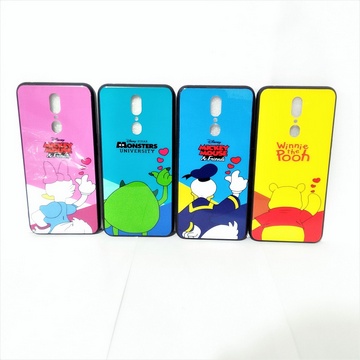 Case Glass Karakter For OPPO F11