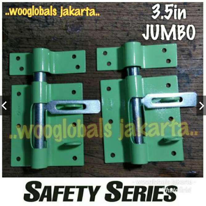 Overpal 4in Inch Warna Tempat Kunci 4 Gembok Kuat Aman Serbaguna