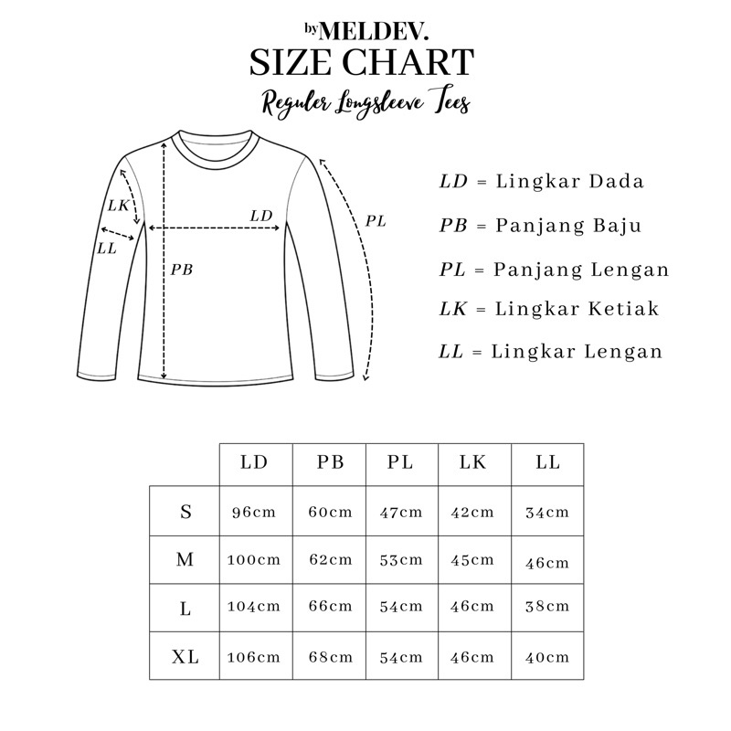 (B&amp;W) Premium Reguler Longsleeve Tees Busui Non Busui