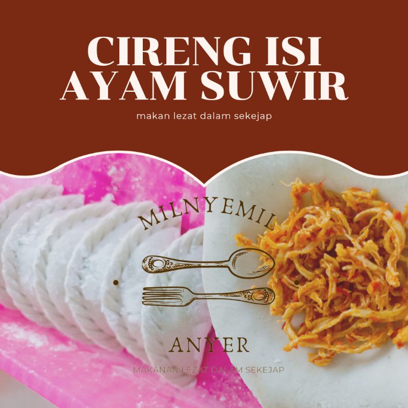 

Cireng Isi Ayam swir Pedas Mantap isi 5 dalam 1pack