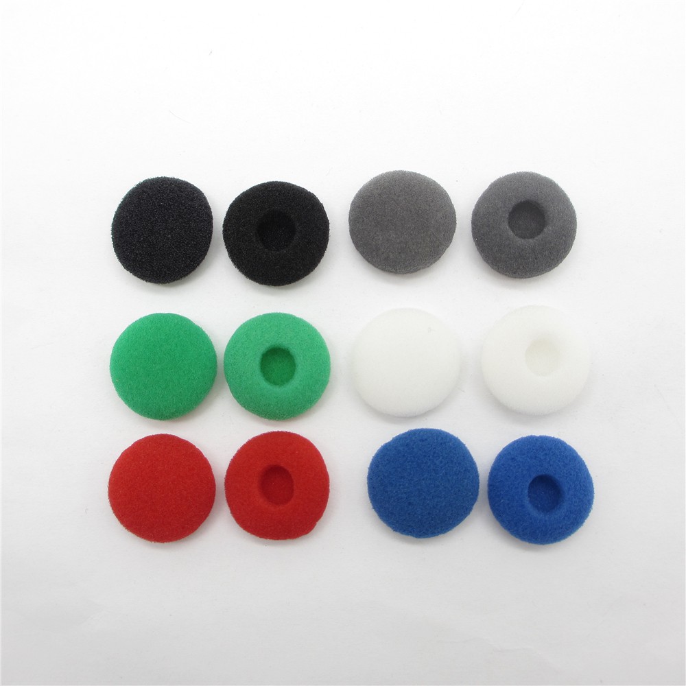 20 Pcs Sponge Earmuffs Ear Eartips for Flat Head Earphone