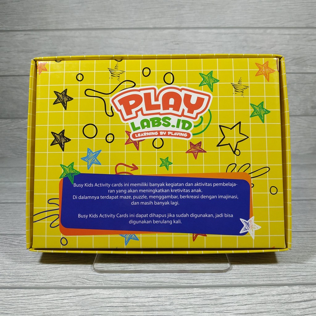 Busy Kids Activity Cards / Books - Wipe &amp; Clean - Mainan Edukasi Anak - Playlabs