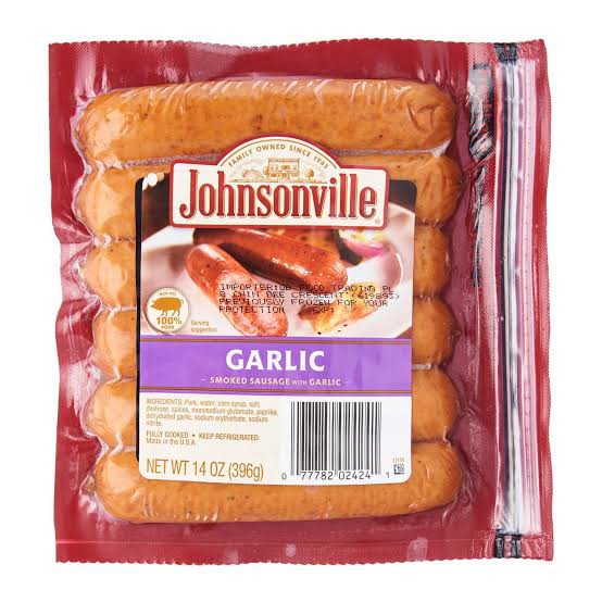 Johnsonville Garlic Brat Sausages / Sosis Premium / Premium Sausage