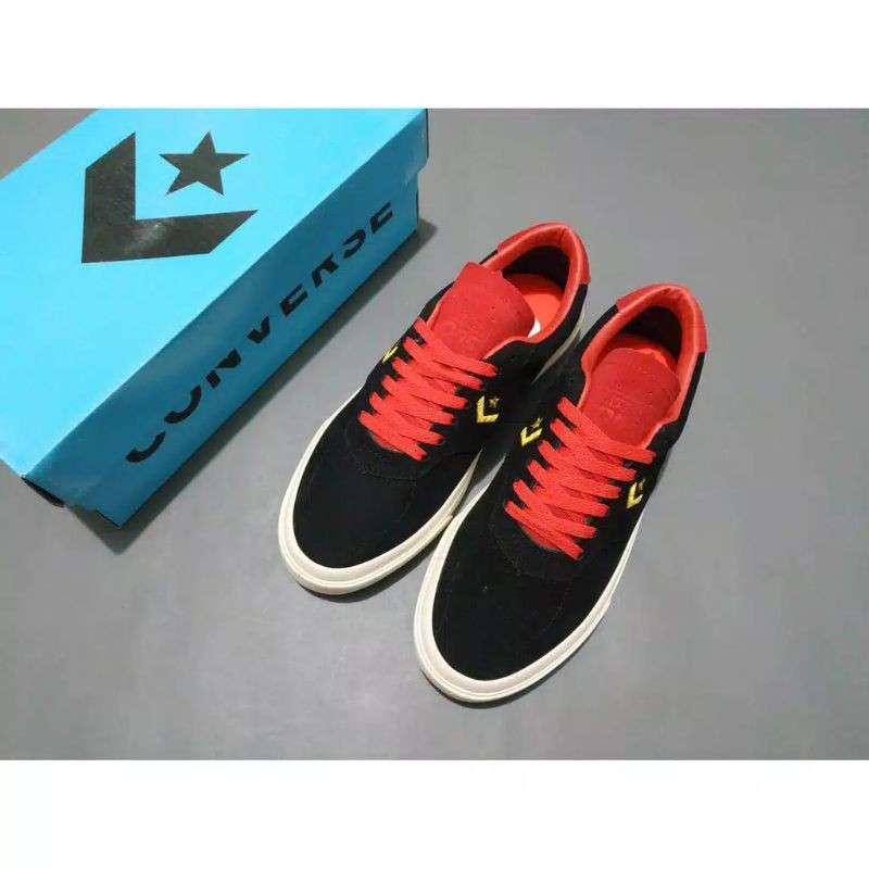 PROMO CUCI GUDANG Sepatu Converse Louie Lopez Cons L Lopez Converse LL Premium HITAM MERAH