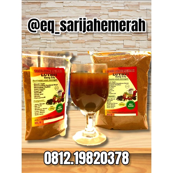 

SARI JAHE MERAH SUPER (250gr/Bungkus Kecil)