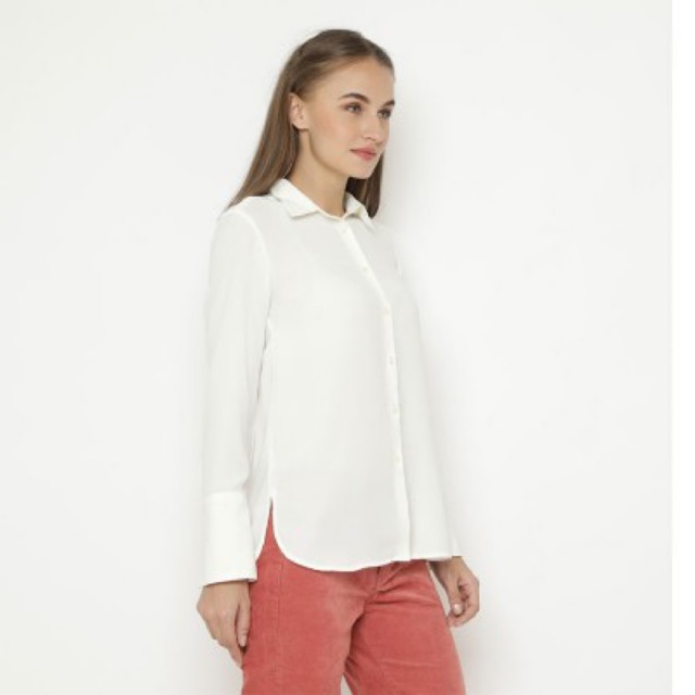 GU by UNIQLO Kemeja wanita Airy Cuff Shirt Shopee Indonesia GU by UNIQLO Kemeja wanita Airy Cuff Shirt Shopee Indonesia