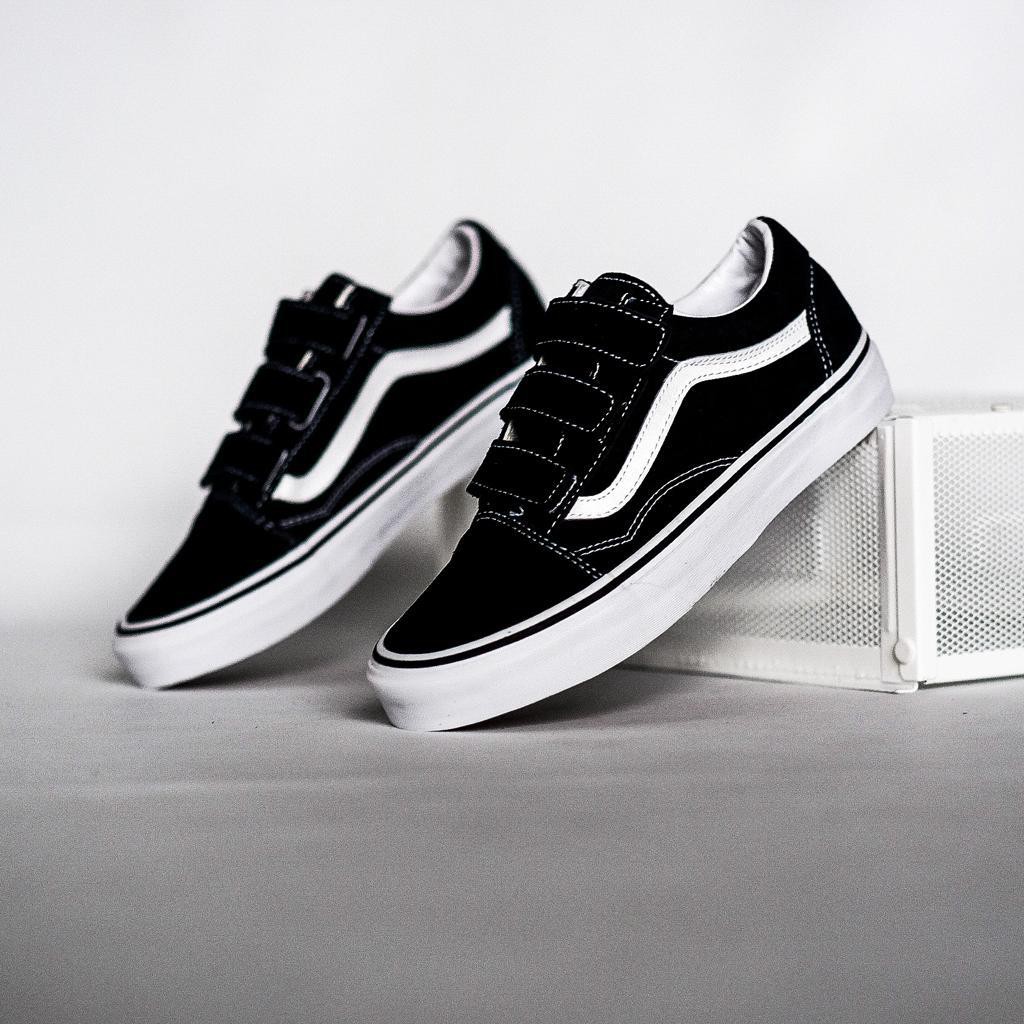 Vans Oldskool Velcro Classic Black White