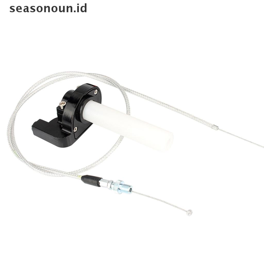 (seasonoun) Grip Gas Motor Dengan Kabel Throttle 1 / 4 &quot;1200MM