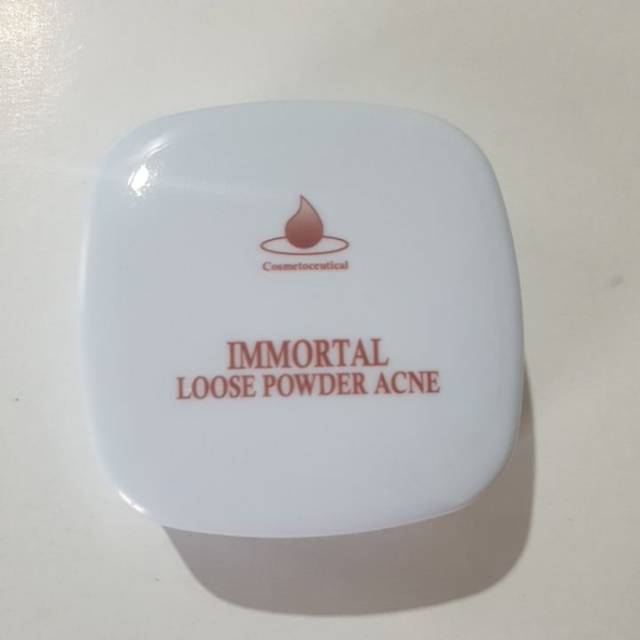 immortal loose powder acne natural