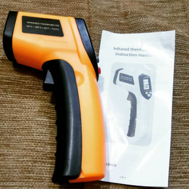 Pengukur suhu panas thermogun thermometer infrared