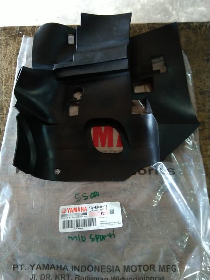 Karet Cover Blok Deflektor Mio Sporty Mio Soul Fino Karbu Ori