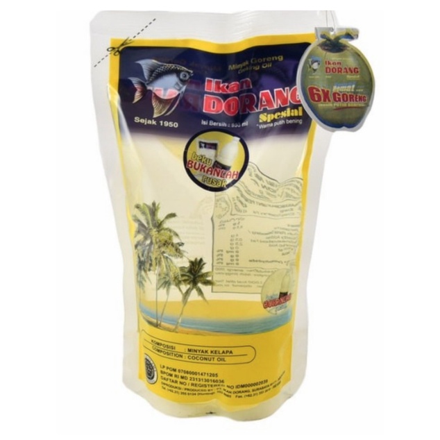 

Minyak Goreng Ikan Dorang Spesial 950 ml