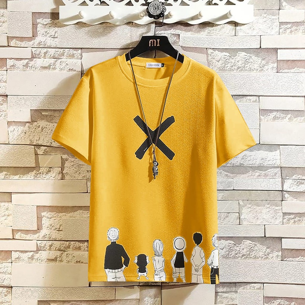 KAOS DISTRO ANIME ONE PIECE NAKAMA / KAOS DISTRO PRIA / TSHIRT ANIME