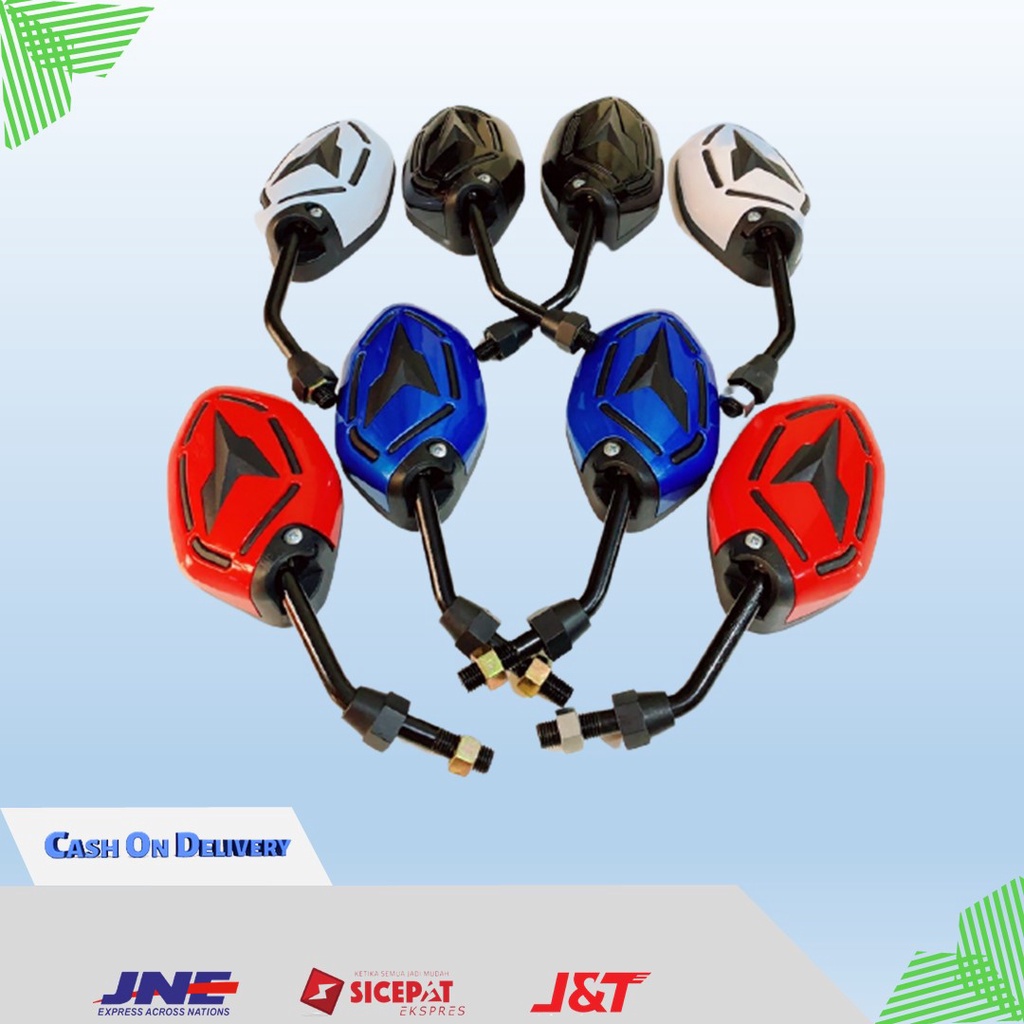 Sepion variasi mini honda yamaha spion motor warna warni merah gold hitam putih beat vario supra vega jupiter mio xeon-YAMAHA MODE 2