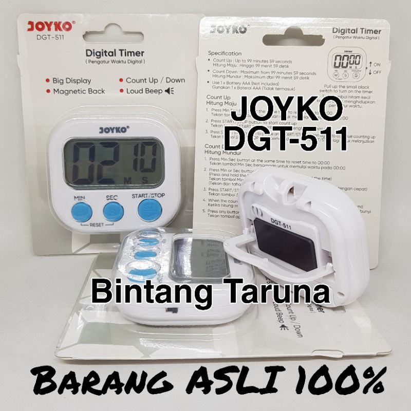 Digital Kitchen Timer JOYKO Timer Dapur JOYKO Pengukur waktu JOYKO Timer Digital