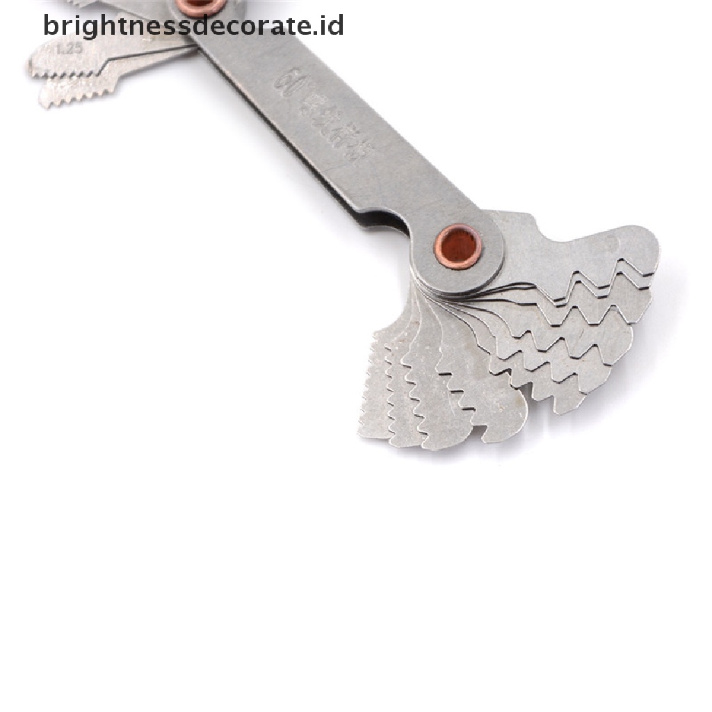 Alat Pengukur Benang 55 Derajat Bahan Stainless Steel