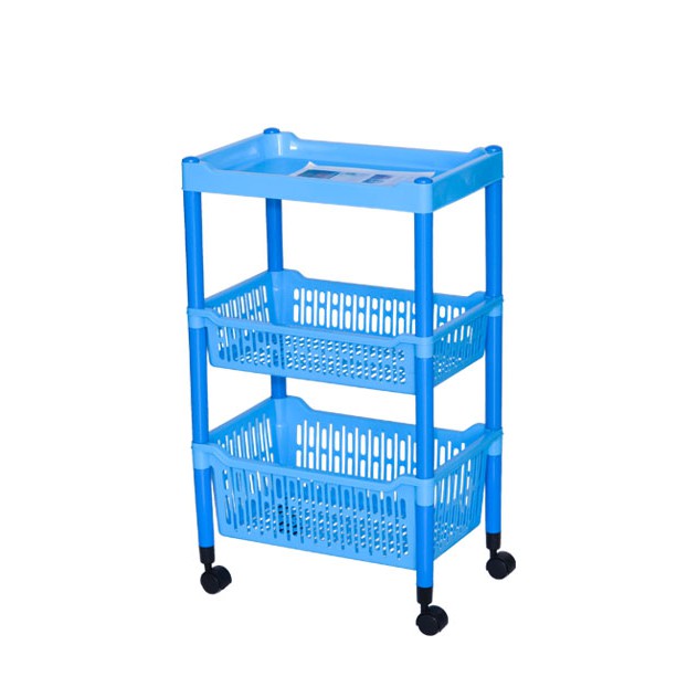 Lion Star Rak Serbaguna Plastik Piring Salon Keranjang Penyimpanan Susun 3 A-4 Family RackN1RK1RB1