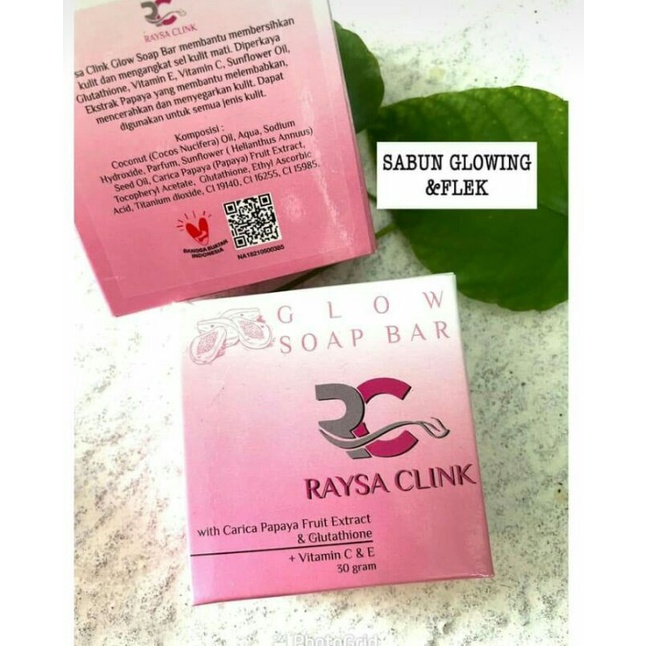 sabun wajah glowing dan flek (raysa clink skincare)Bpom