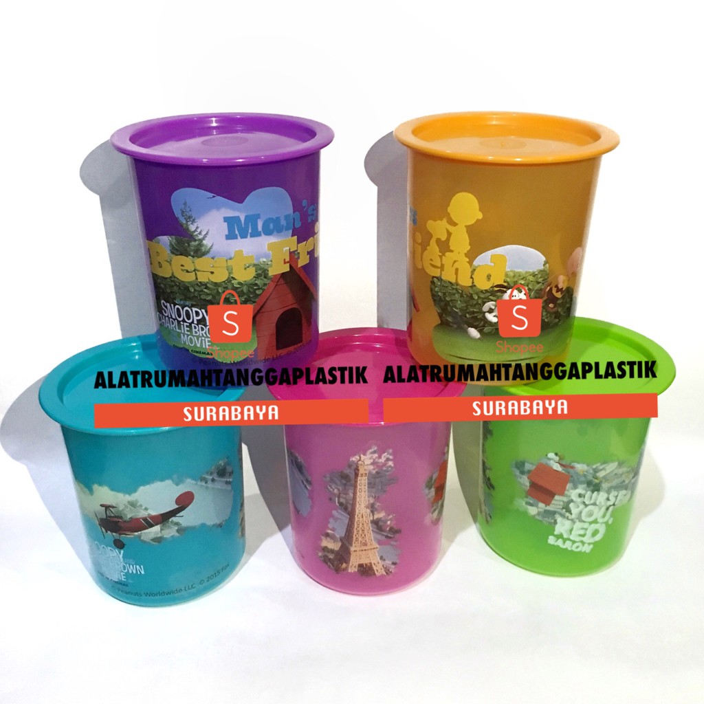 1pc Toples Calista Odate 0.6kg / Toples Plastik Gambar Disney / Toples Odate 0.6 kg Karakter Disney