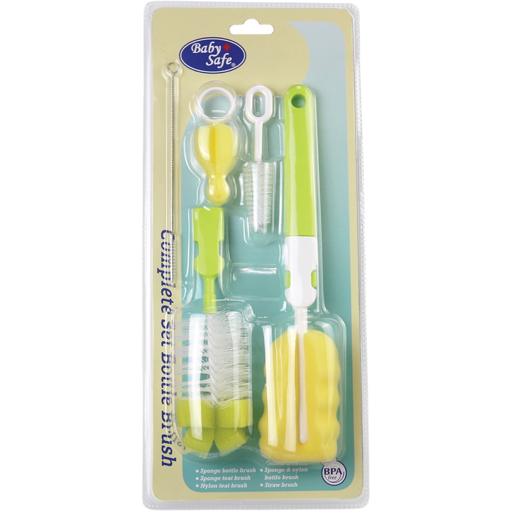 Baby Safe Complete Set Bottle Brush BS369