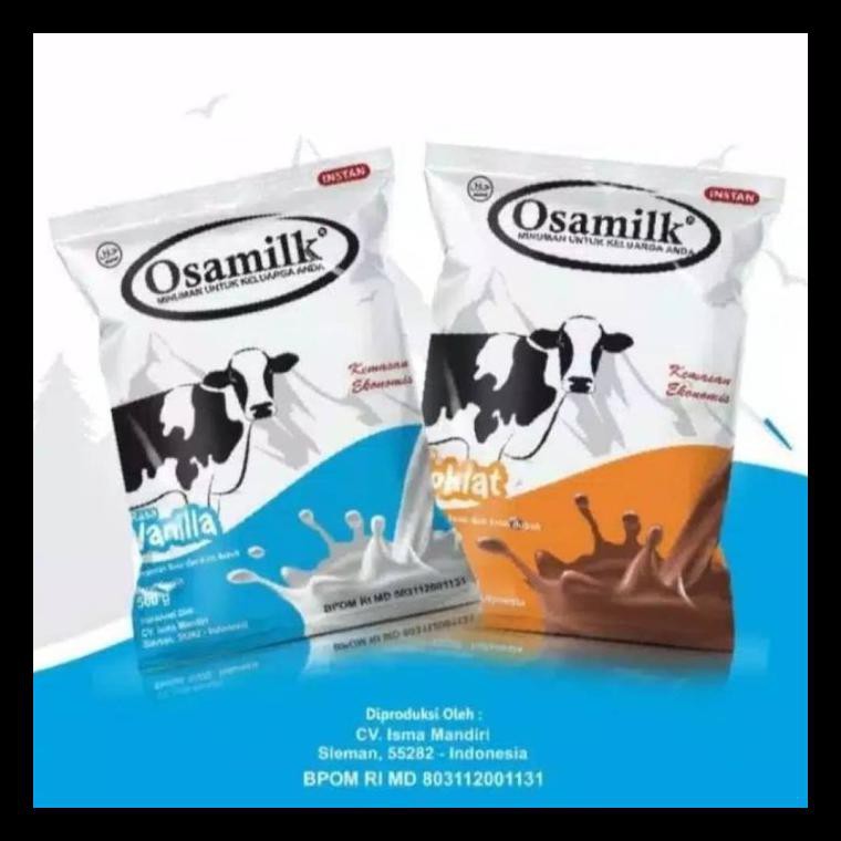 

Pasti Ready Osamilk Bubuk 500 Gram - Vanila