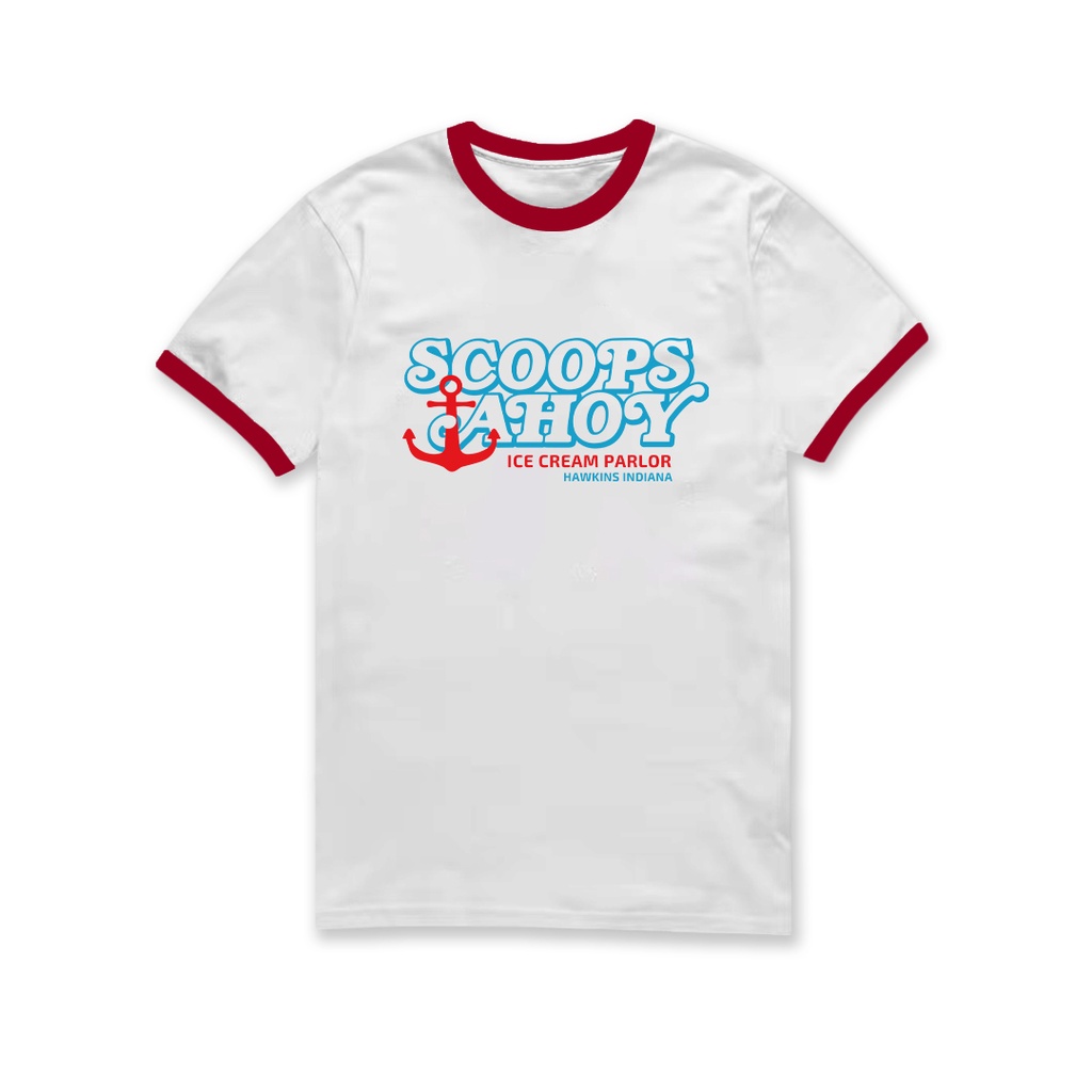 Kaos Scoops Ahoy Ringer Steve Harrington Kaos Stranger Things Ringer Tee Vintage Classic T-Shirt Net