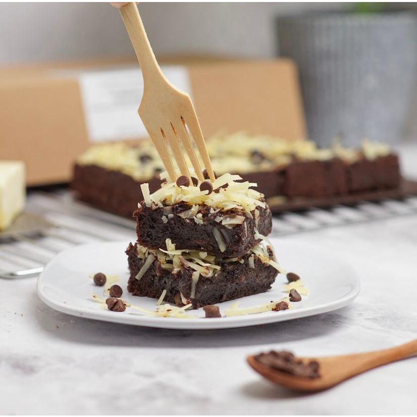 

Termurah & enak - Gluten Free & Less Sugar Brownies Choco Cheese