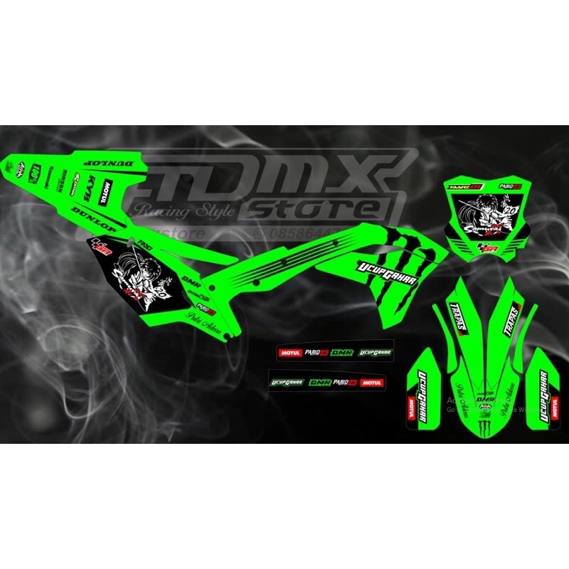 Jual kx 250 Decal kxf 250 bahan tebal glosy 3M ATAS | Shopee Indonesia