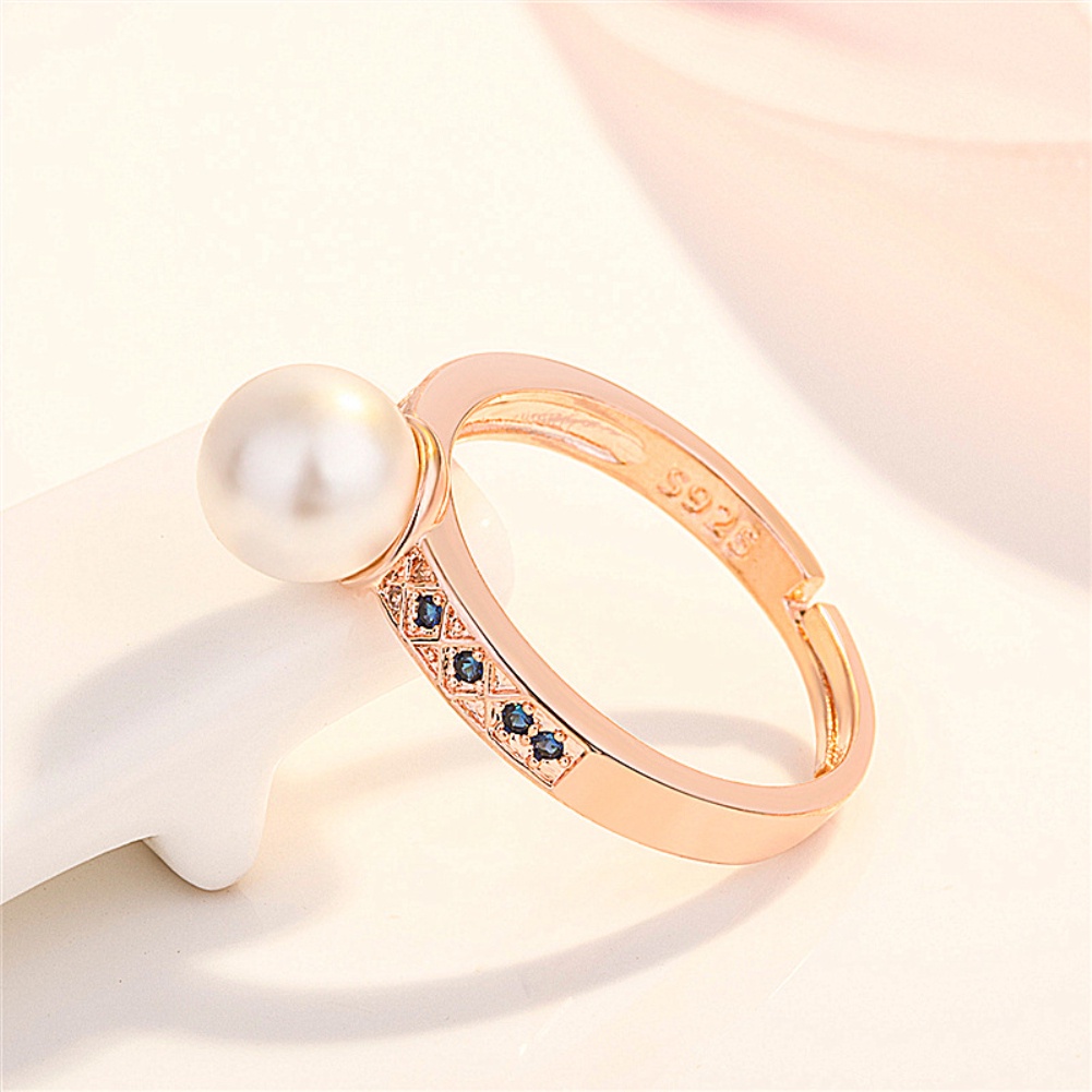 Hu Hu Hu Hu Hu Alat Bantu Pasang Kacamata♡ Set Kalung + Gelang + Cincin + Anting Tusuk Aksen Mutiara + Berlian Imitasi Untuk Perhiasan Wanita