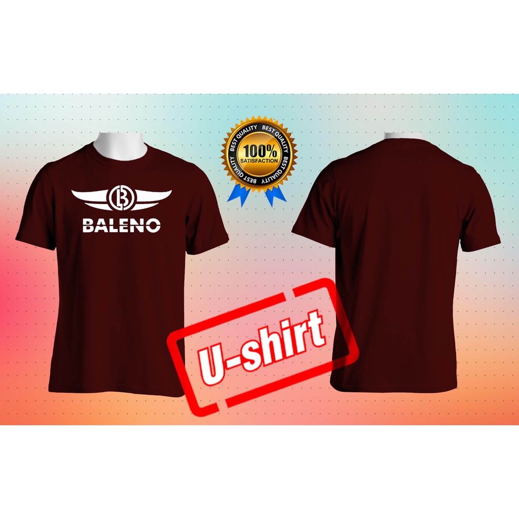 T-SHIRT BAJU KAOS BALENO SIMPLE ELEGANT PRIA&WANITA U-SHIRT