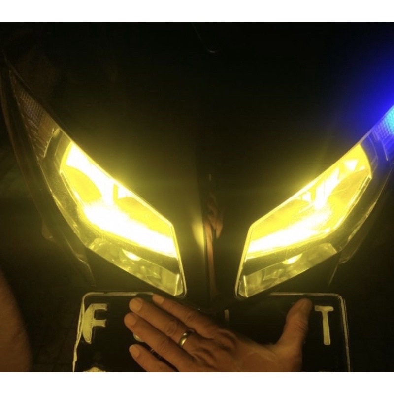 COD Lampu LED Utama Motor Mobil H4 Laser D2 Putih  AC DC Yamaha Vixion Ninja R15 Pulsar dll