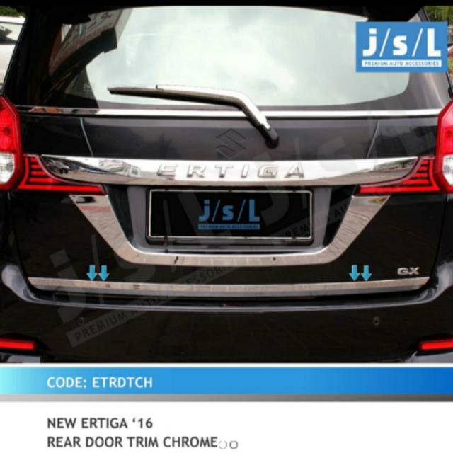 List pintu belakang new Ertiga chrome jsl