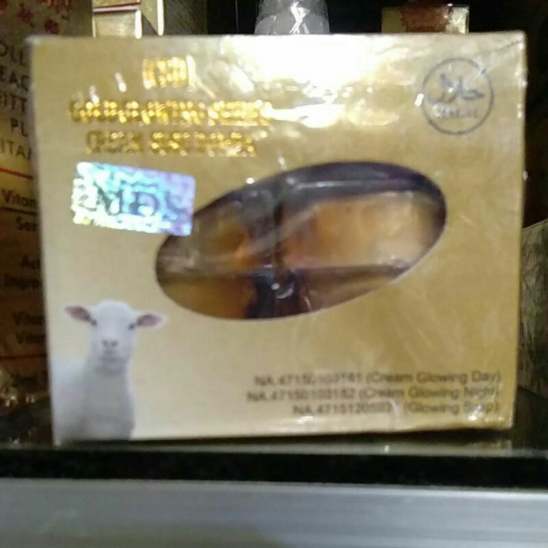 paket cream Susu Domba gold glowing series Mds 15 g