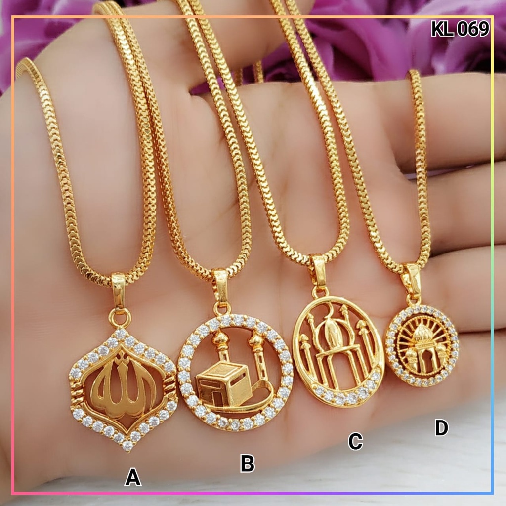Kalung xuping kalung dewasa lafaldz allah lapis emas gold KL 069