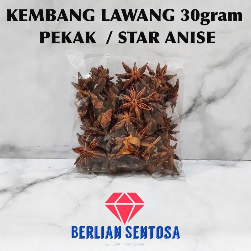 

kembang lawang pekak star anise bunga lawang 30gram