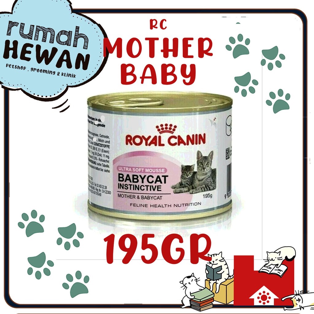 Royal Canin Babycat Instinctive can 195gr - Rc mother baby makanan kaleng 195 gr