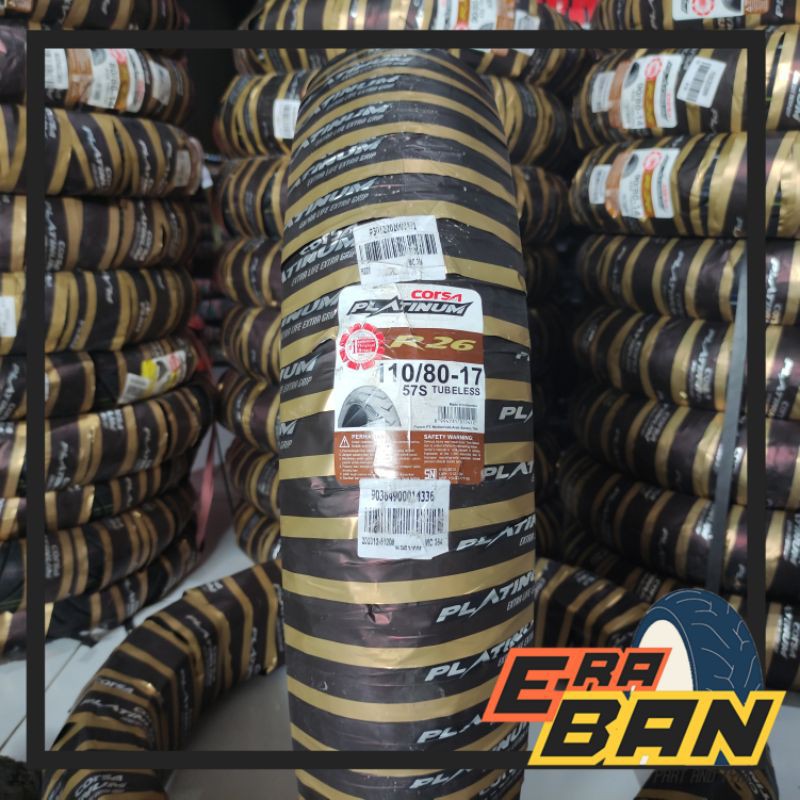 BAN CORSA R26 110 80 RING 17 TUBELESS SPORT