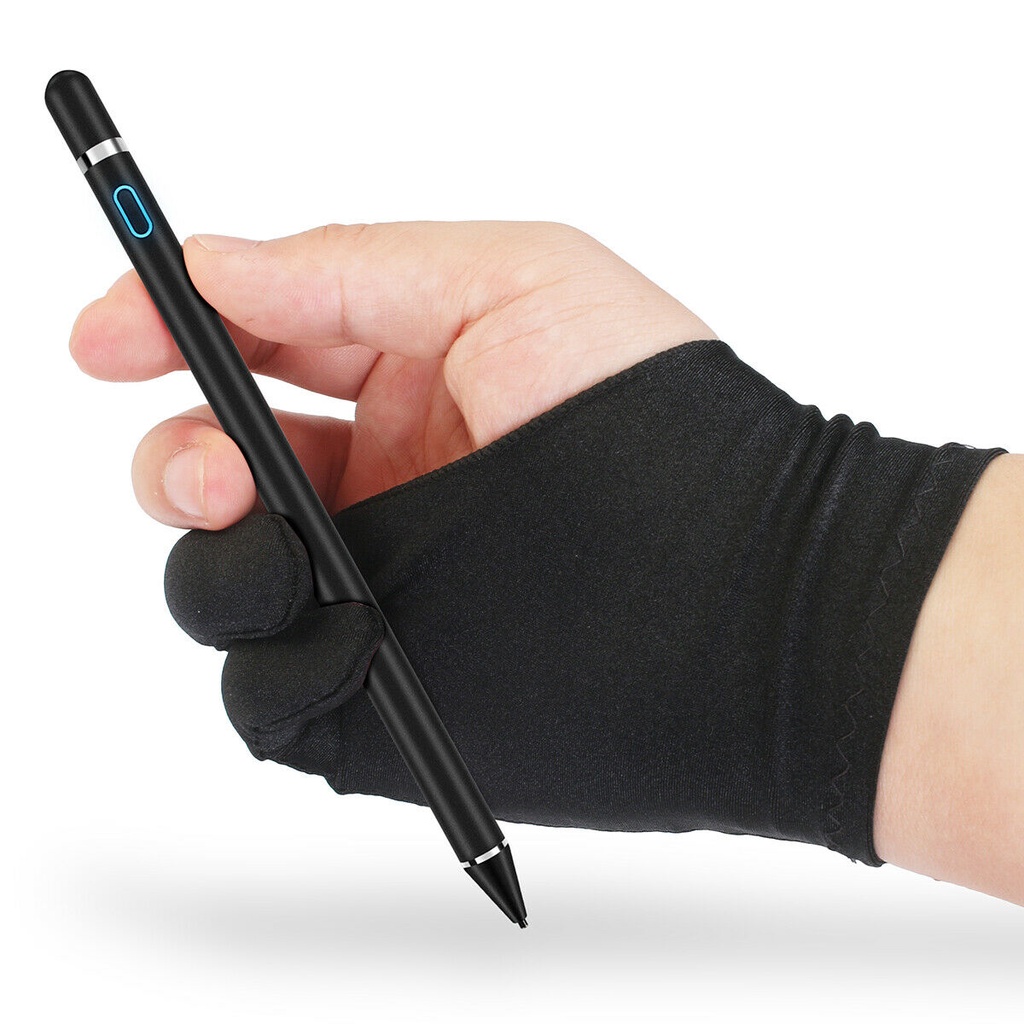 Two Fingers Glove Palm Rejection for Stylus Pen