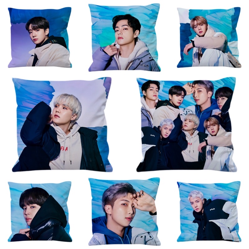 bantal foto BTS PROOF 2 sisi beda gambar