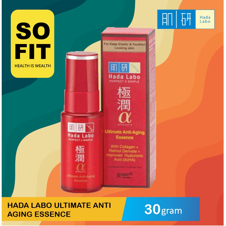 Hada Labo Gokujyun Alpha Ultimate Anti Aging Essence 30gr