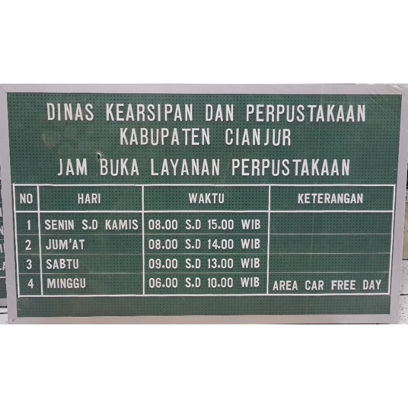 Huruf Angka Moviboard Movitex Datatex Plastik ukuran 1/2 inch