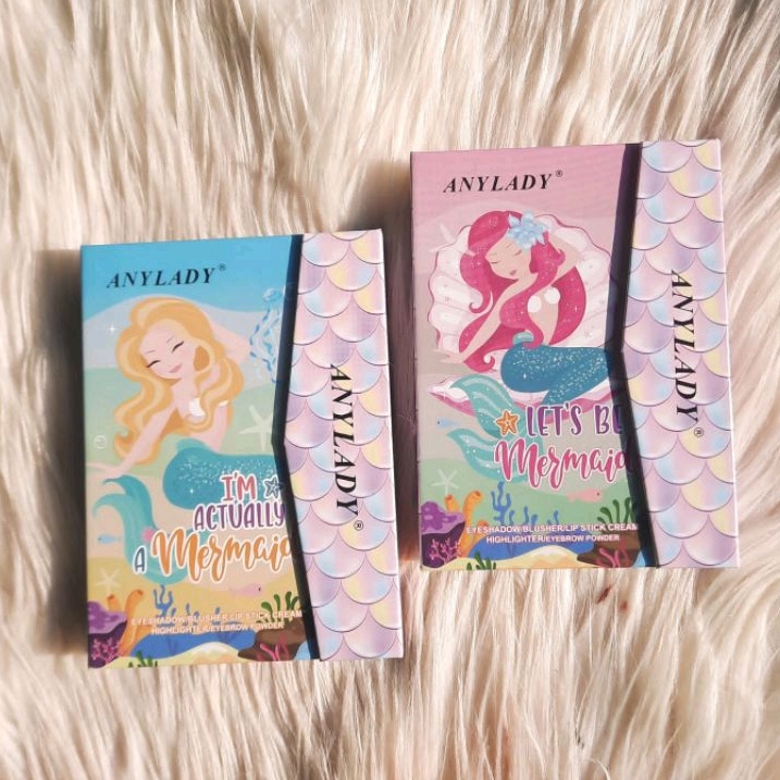 EYESHADOW ANYLADY PALETTE ANYLADY MAKE UP PALETTE MERMAID NO.8624DI