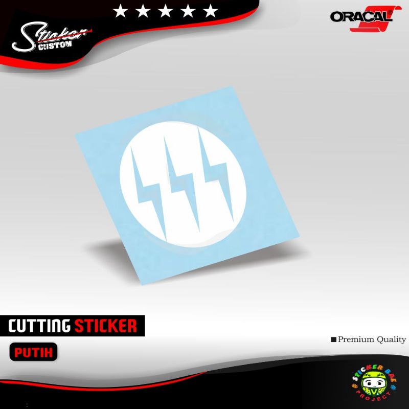 stiker sss logo cutting sticker 1pcs