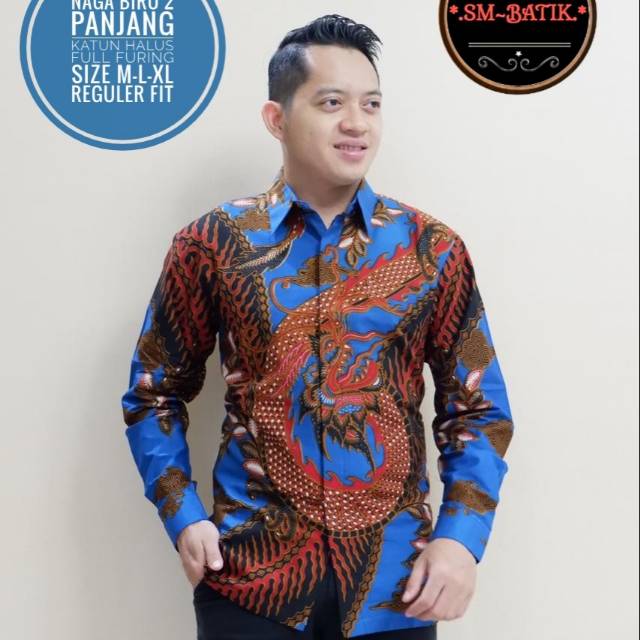 NAGA BIRU 2 KEMEJA BATIK BY SM