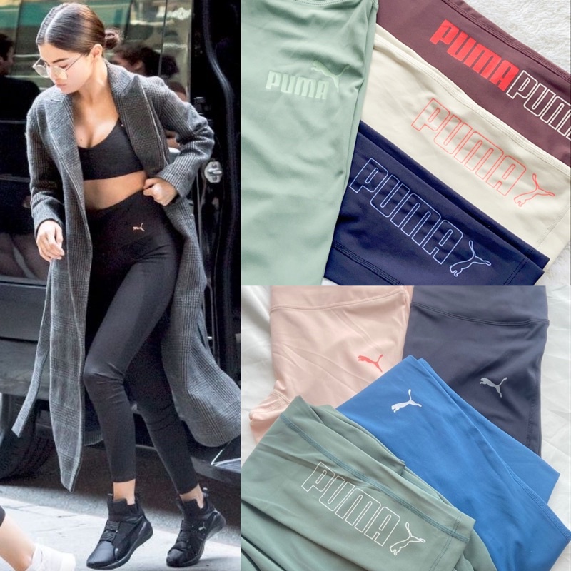 (PROMO) PUMA sport leggings highwaist with corset effect - bikin perut rata